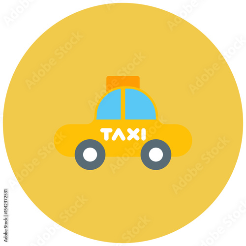 Taxi icon vector image. Can be used for Airline.