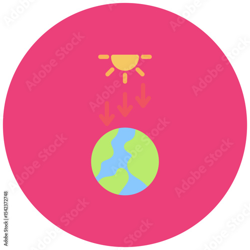Greenhouse Gases icon vector image. Can be used for Industry.