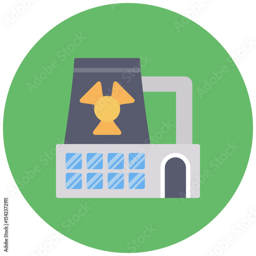 Offshore Platform icon vector image. Can be used for Industry.