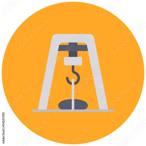 Oil Derrick icon vector image. Can be used for Industry.