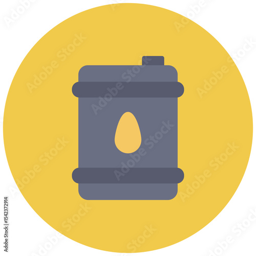 Oil Barrel icon vector image. Can be used for Industry.