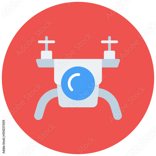 Drone icon vector image. Can be used for Technology eCommerce.