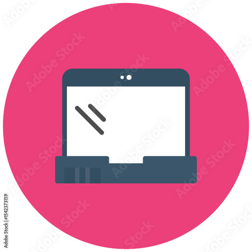 Laptop Computer icon vector image. Can be used for Technology eCommerce.