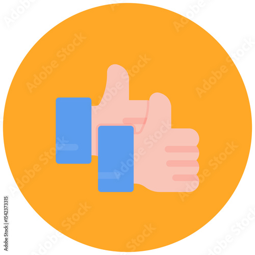 Thumbs Up icon vector image. Can be used for Technology eCommerce.