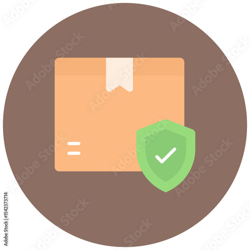 Safety icon vector image. Can be used for Shipping.