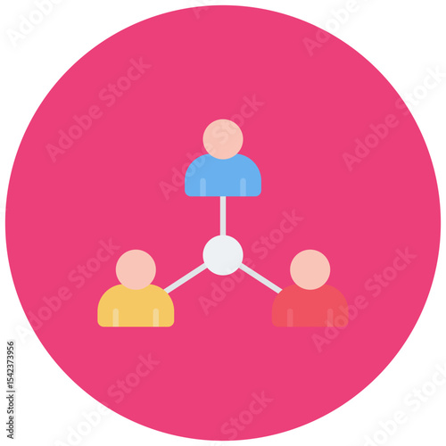 Meeting icon vector image. Can be used for Office.