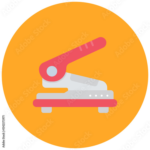 Paper Punch icon vector image. Can be used for Office.