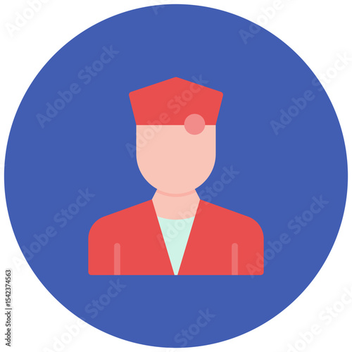 Paramedic Male icon vector image. Can be used for Emergency Service.