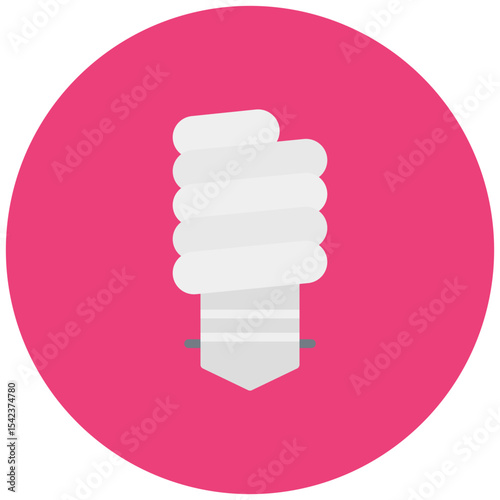 Fluorescent Lamp icon vector image. Can be used for Lighting.