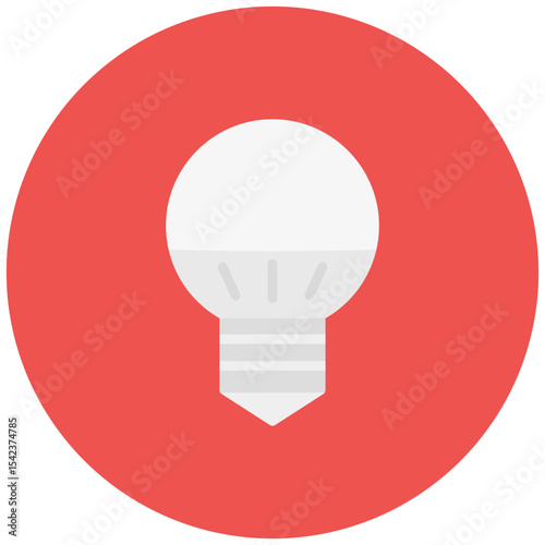Led Lamp icon vector image. Can be used for Lighting.