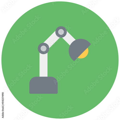 Reading Light icon vector image. Can be used for Lighting.