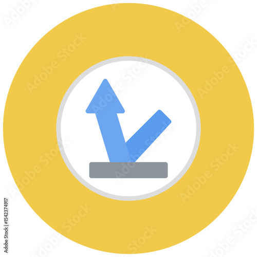 Rebound Effect icon vector image. Can be used for Lighting.