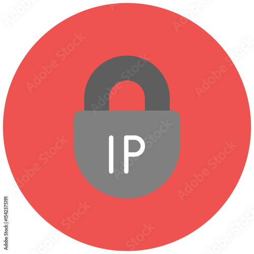 Ip Blocking icon vector image. Can be used for Privacy.