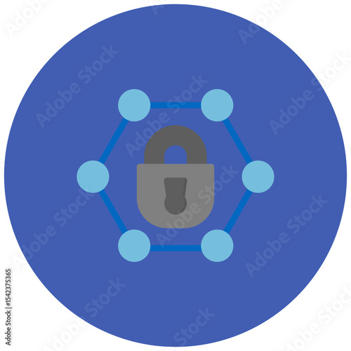 Private Network icon vector image. Can be used for Privacy.