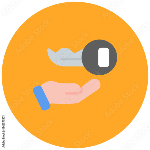 Public Key icon vector image. Can be used for Privacy.