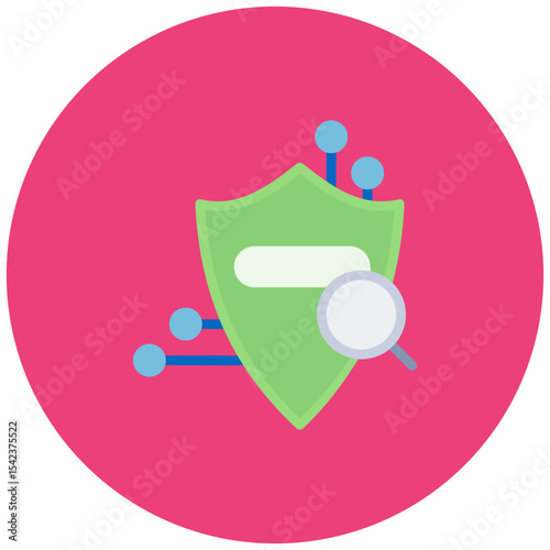 Search Engine Encryption icon vector image. Can be used for Privacy.