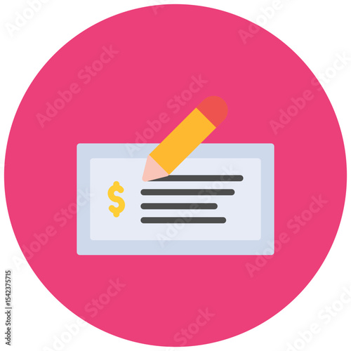 Money Order icon vector image. Can be used for Postal Service.