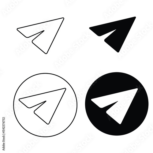 arrow icon massage icon set black white line art and vector illustrations design 