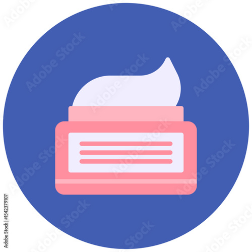 Cream icon vector image. Can be used for Dermatology.