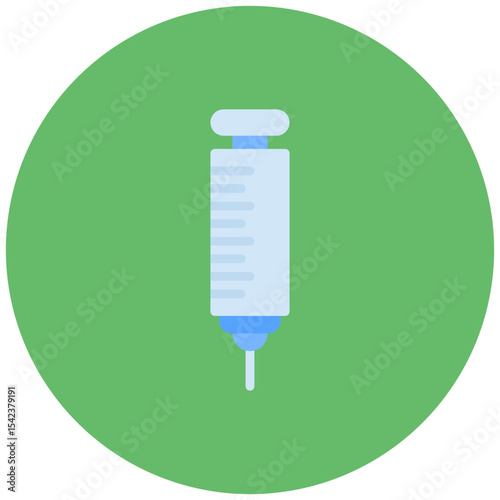 Injection icon vector image. Can be used for Dermatology.
