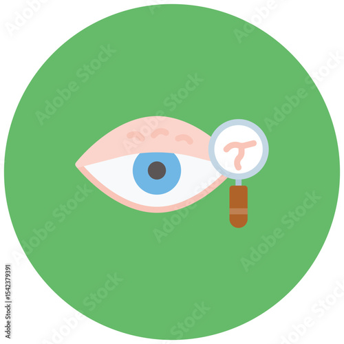 Shiners icon vector image. Can be used for Dermatology.