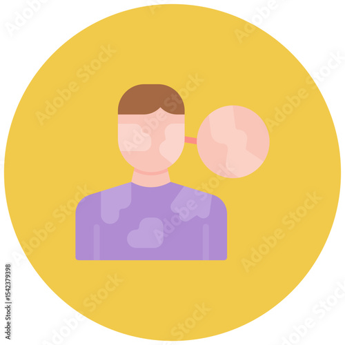 Vitiligo icon vector image. Can be used for Dermatology.