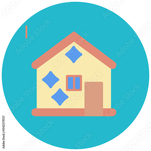 House Cleaning icon vector image. Can be used for Home Services.