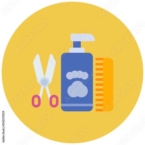 Grooming Assistance icon vector image. Can be used for Home Services.
