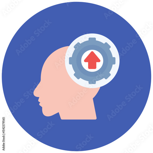 Mental Ability icon vector image. Can be used for Home Services.