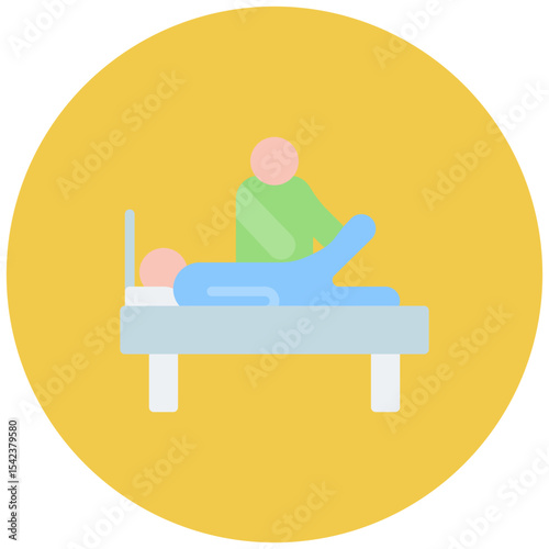 Physical Therapy Assistance icon vector image. Can be used for Home Services.