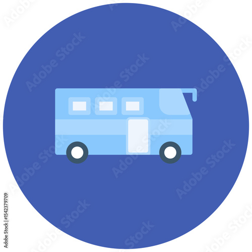 Shuttle Service icon vector image. Can be used for Home Services.