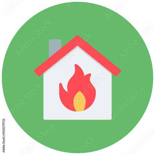 Arson icon vector image. Can be used for Human Rights.