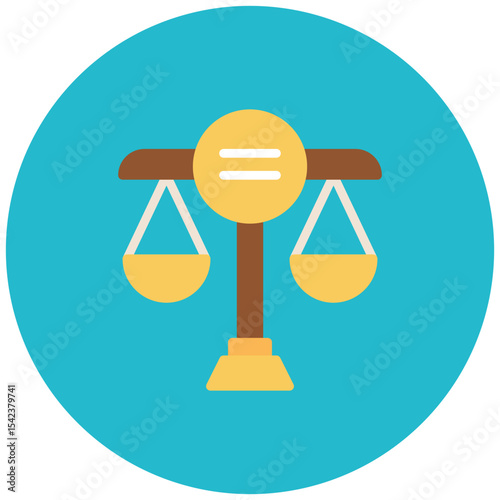 Equality icon vector image. Can be used for Human Rights.
