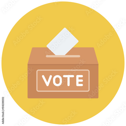 Vote icon vector image. Can be used for Human Rights.