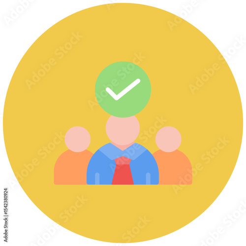 Картината върху платно Integrity icon vector image. Can be used for Human Resource.