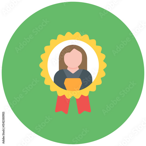 Rewarding Employees icon vector image. Can be used for Human Resource.