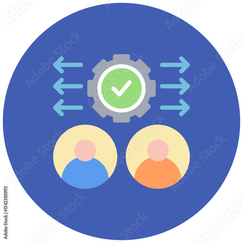 Policy Deployment icon vector image. Can be used for Human Resource.
