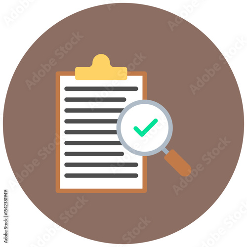 Quality Control icon vector image. Can be used for Product Management.