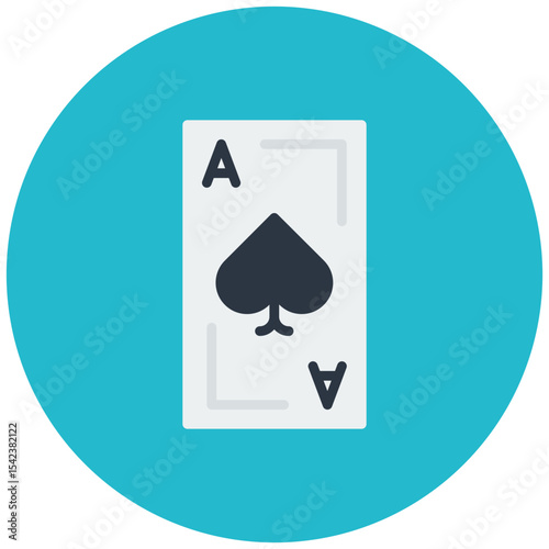 Card Game icon vector image. Can be used for Nursing Home.