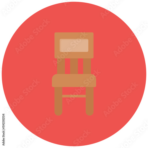 Chair icon vector image. Can be used for Nursing Home.