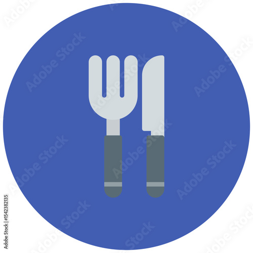 Cutlery icon vector image. Can be used for Nursing Home.