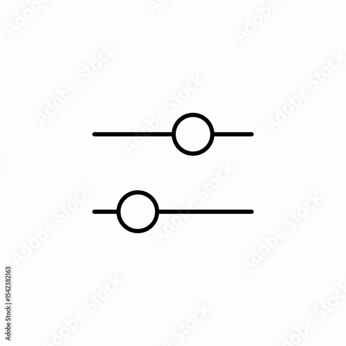 control sliders settings icon sign vector