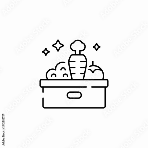 happy cashier register icon sign vector