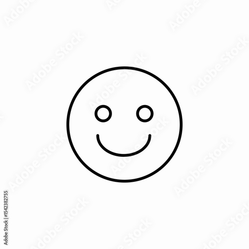 happy smiley face icon sign vector