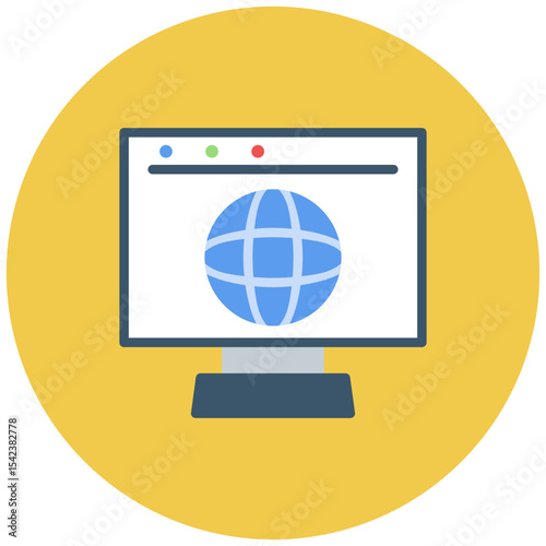 Browse icon vector image. Can be used for Online Store.