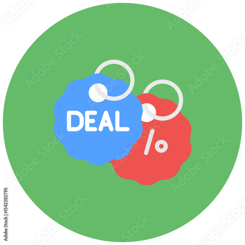 Deals icon vector image. Can be used for Online Store.