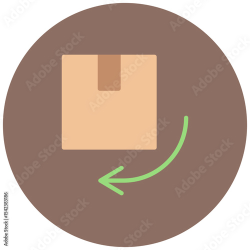 Return icon vector image. Can be used for Online Store.