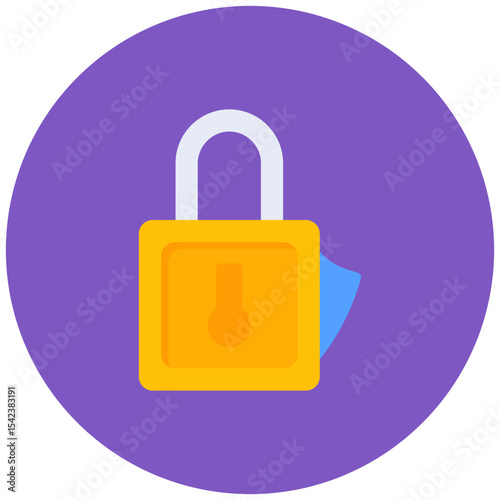 Security icon vector image. Can be used for Online Store.