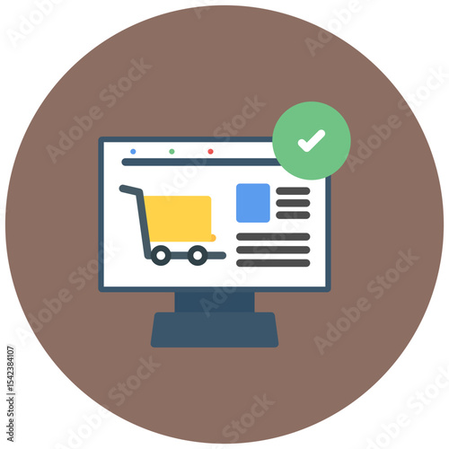 Checkout Details icon vector image. Can be used for Ecommerce Store.