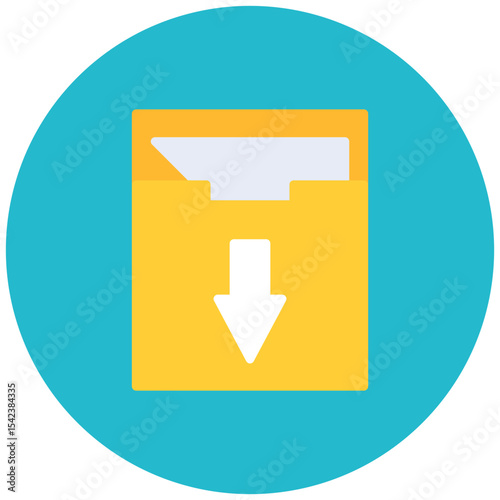 Archived Messages icon vector image. Can be used for Digital Retail.